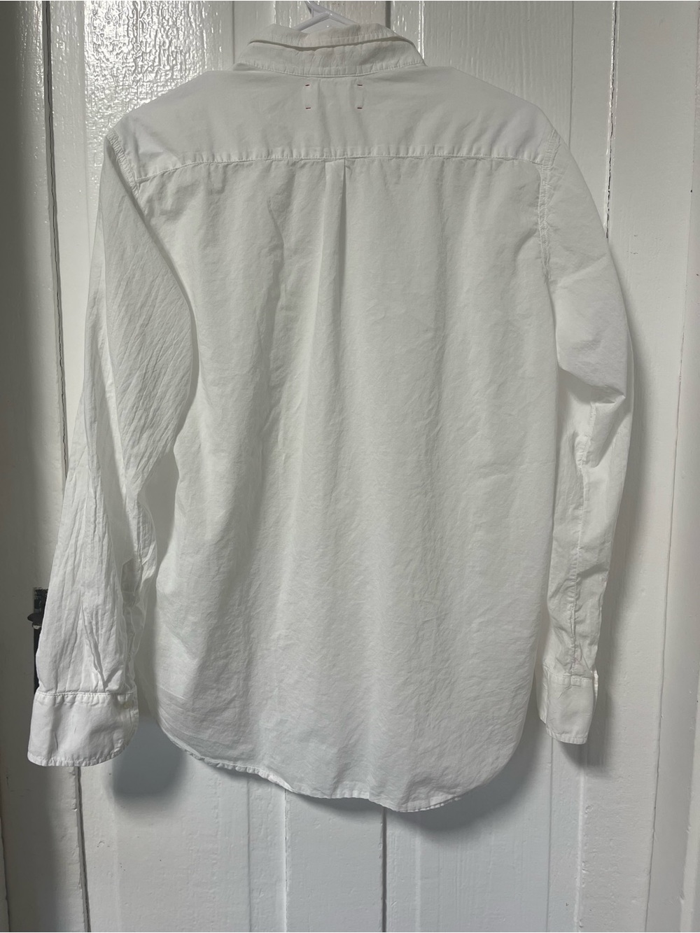 Xirena Beau button down collared classic cotton shirt white size S - Picture 3 of 8